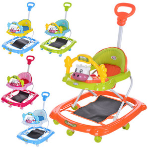 Ходунки детские Bambi 349B, с родительской ручкой